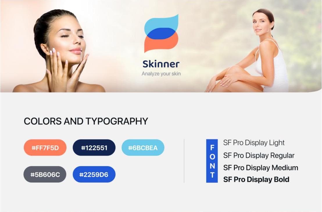 Skinner design detail: visual identity and typography