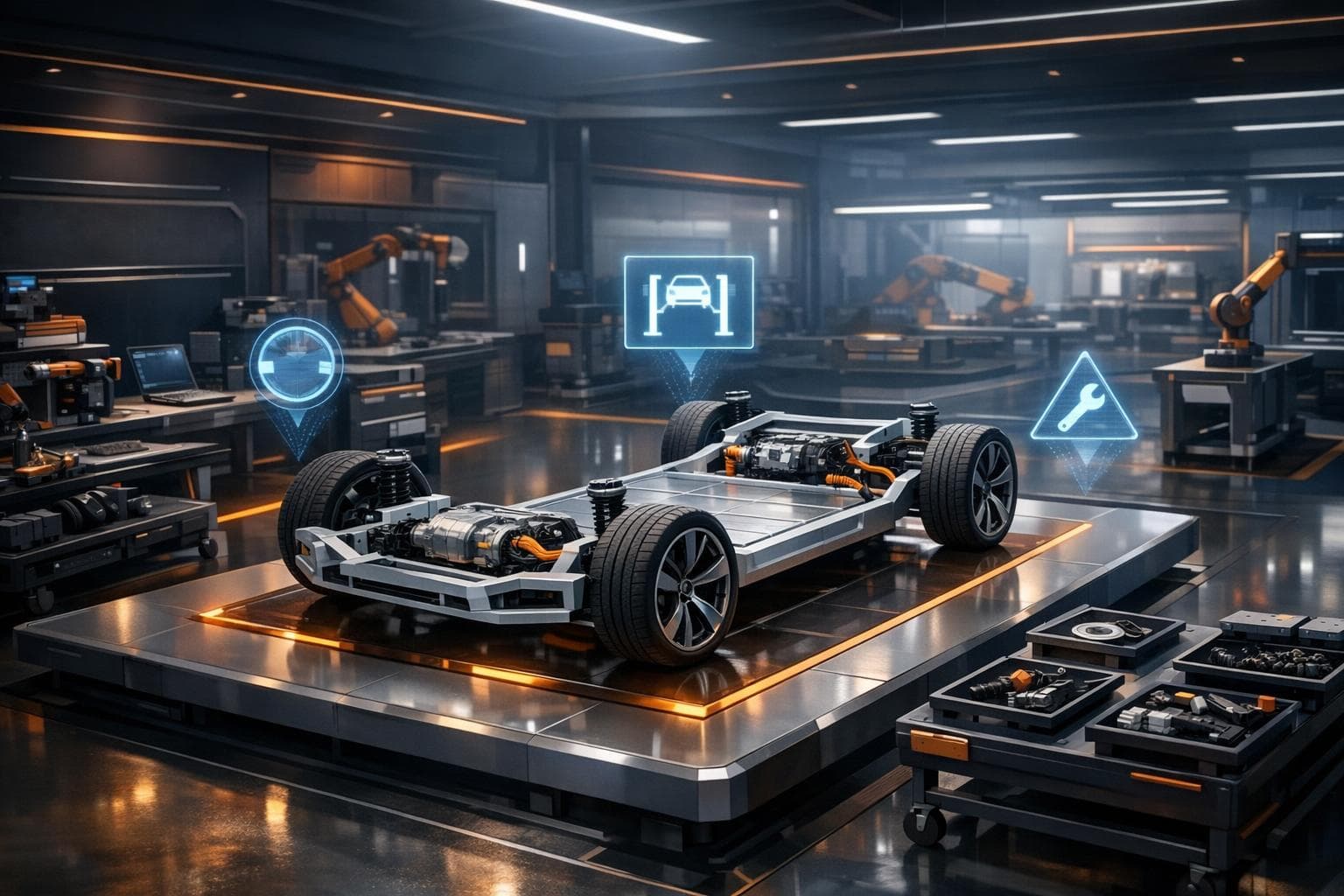 Exploring vehicle assembly in an immersive workshop