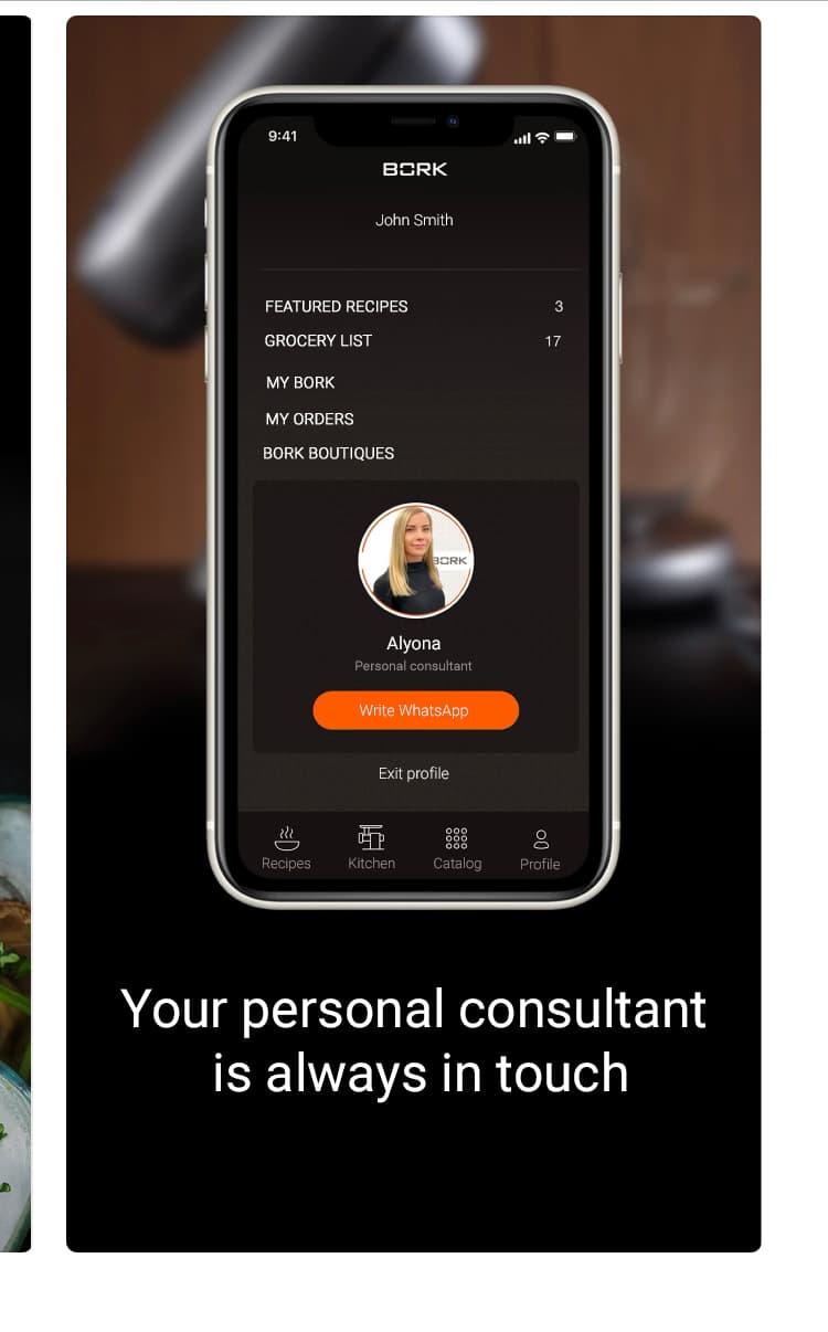 Profile and personal consultant