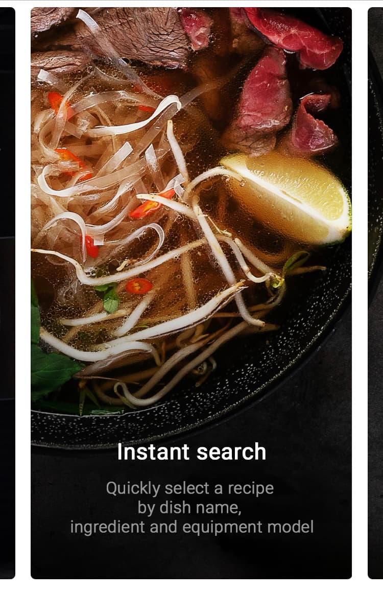 Recipe search by dish, ingredient and appliance