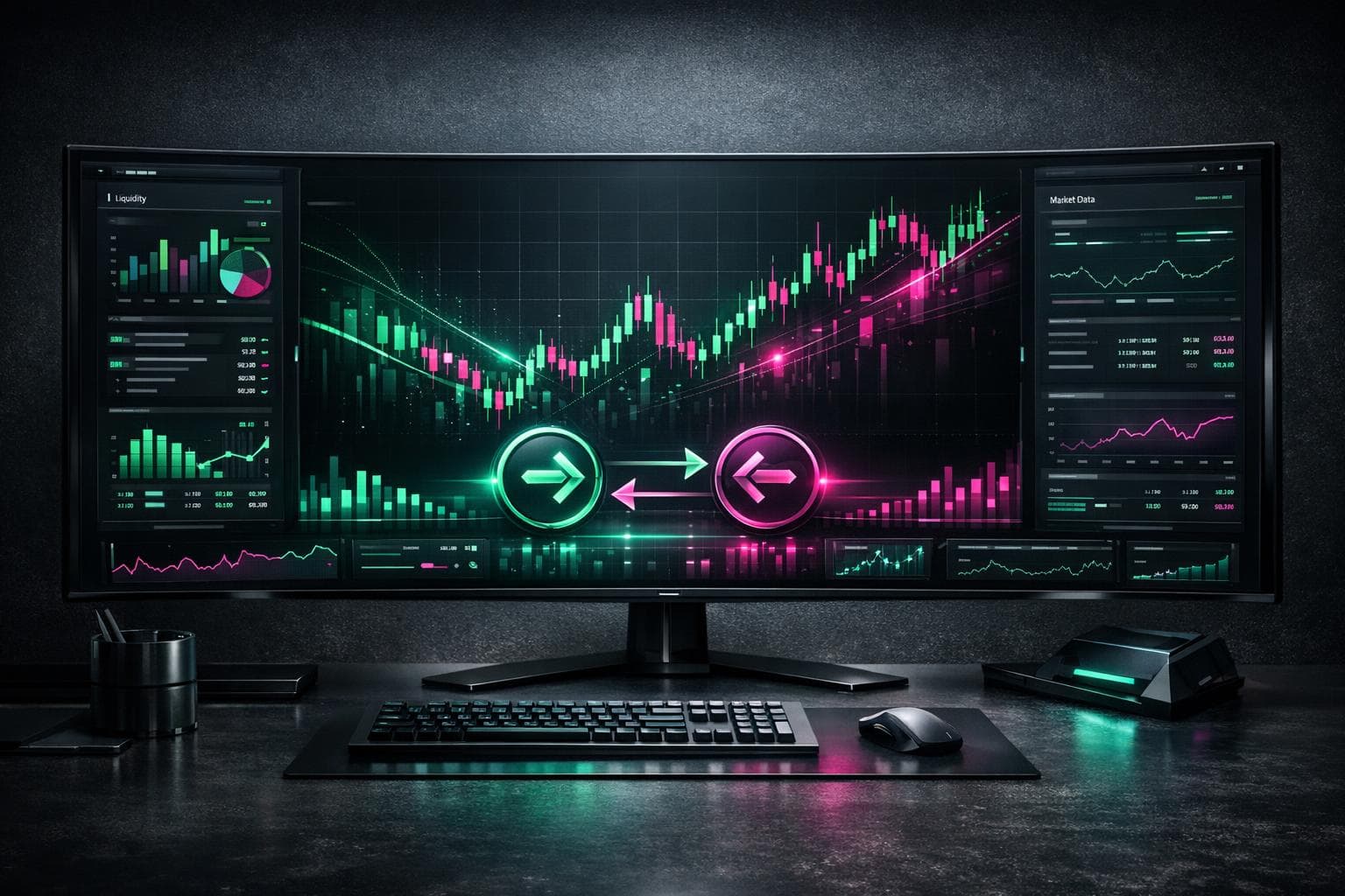 Exchange workflows, market data and trading views