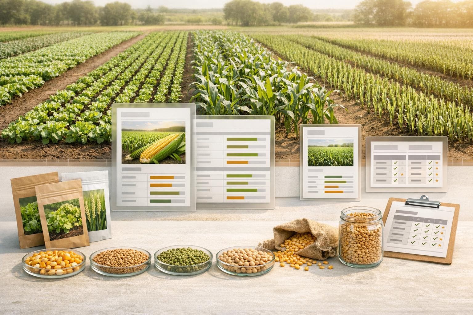 Exploring seed varieties and supplier offers
