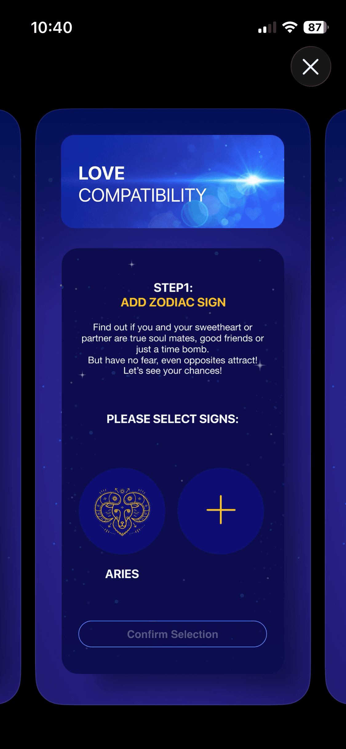 Fatum: Love compatibility