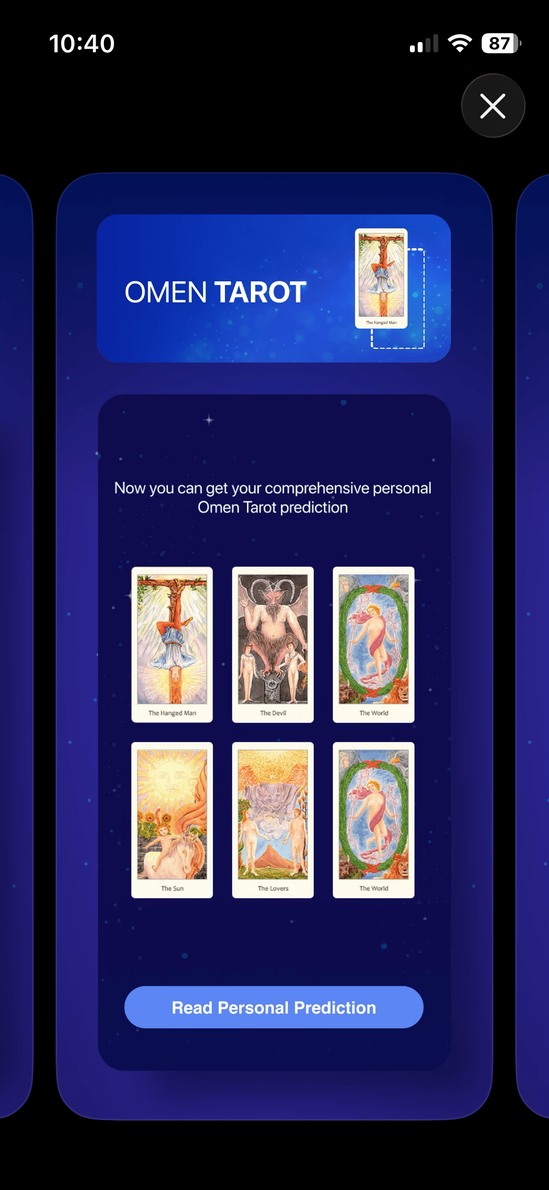Fatum: Omen tarot