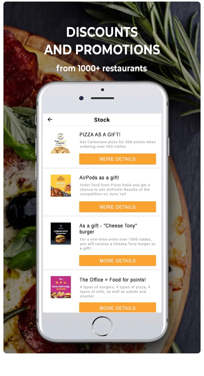Chibbis promotions list with restaurant offers