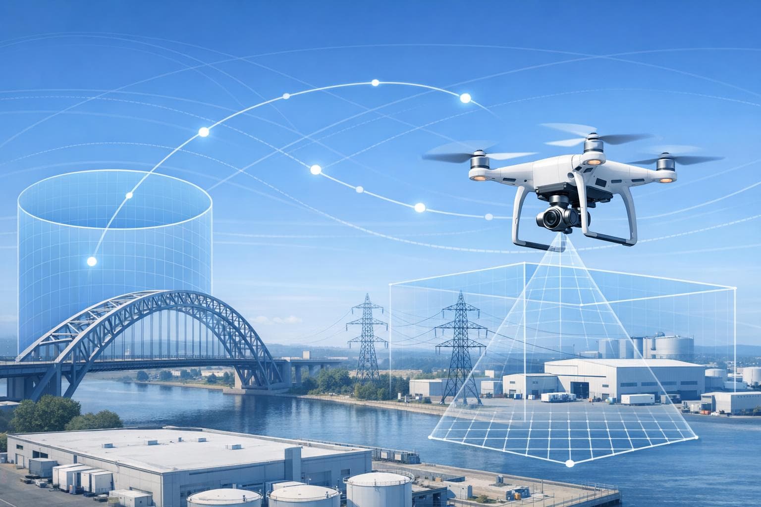 Potential infrastructure and industrial inspection workflows