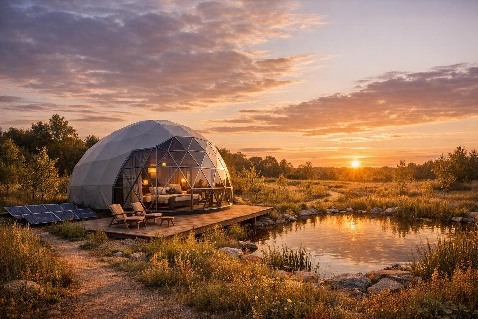 An independent stay with renewable energy